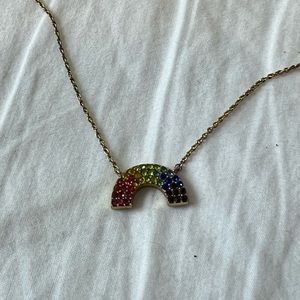 Rainbow necklace from BaubleBar